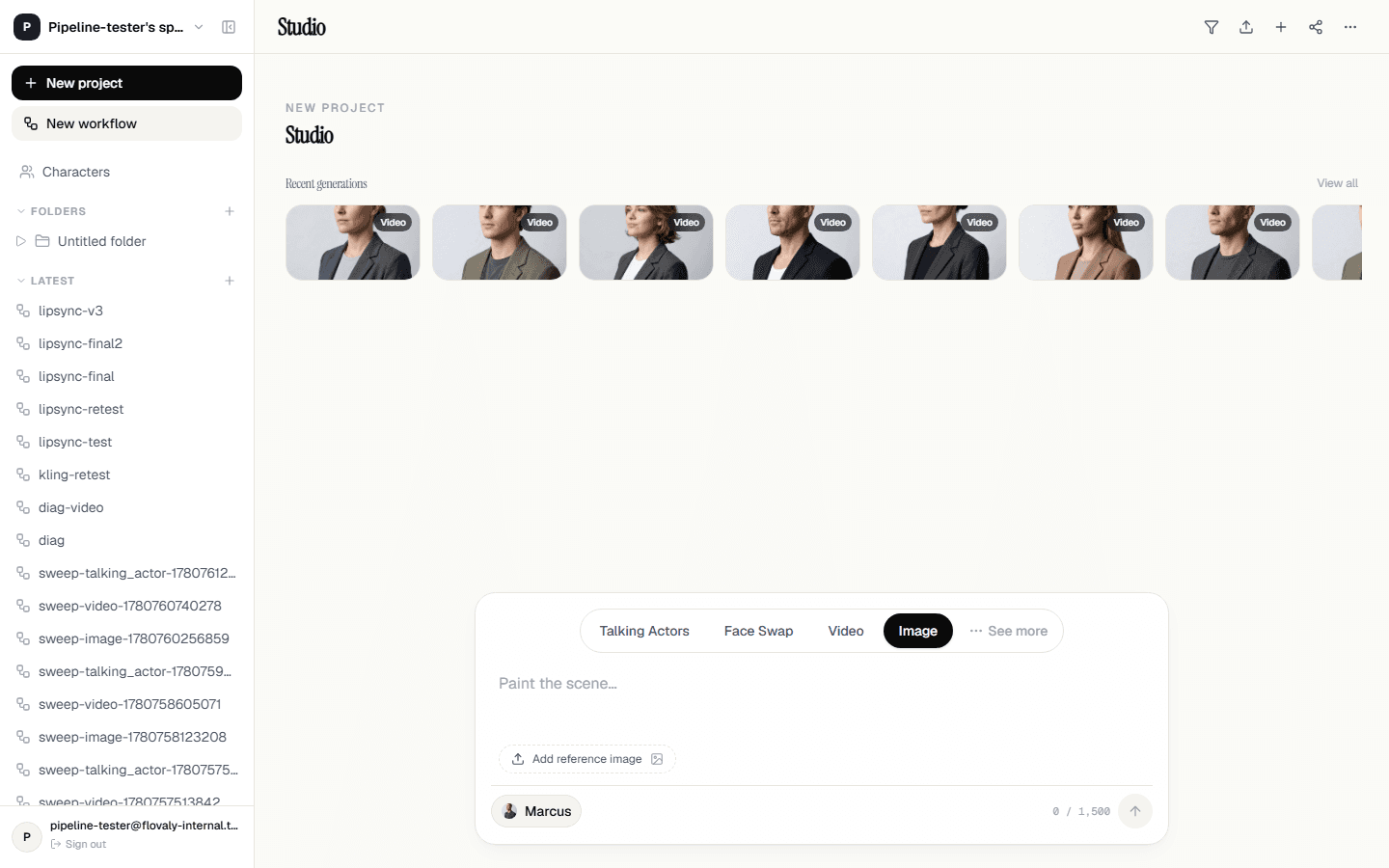 The composer with the Image tab selected